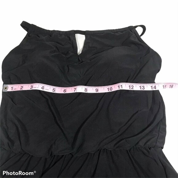 Aqua Green Womens Size Small Swim Dress Black New With Tags - Picture 8 of 11